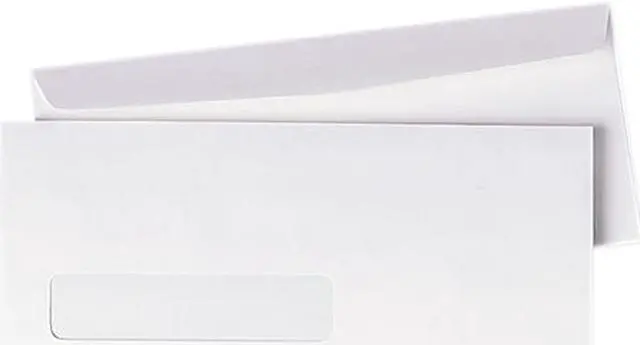 Main image of Universal 36321 Window Business Envelope- Side- #10- White- 500/Box