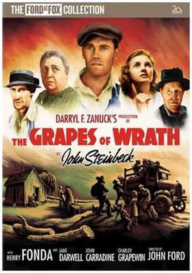 Main image of The Grapes Of Wrath Henry Fonda, Jane Darwell, John Carradine, Charley Grapewin, Dorris Bowdon, Russell Simpson, O.Z. Whitehead, John Qualen, Eddie Quillan, Zeffie Tilbury