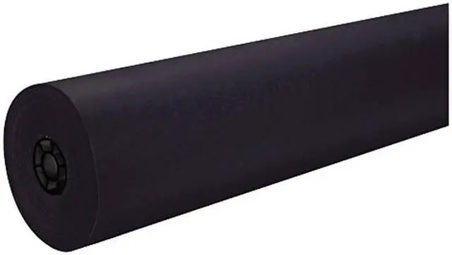 Main image of Pacon 101209 Decorol Flame Retardant Art Rolls- 76 lbs.- 36" x 1000 ft- Black
