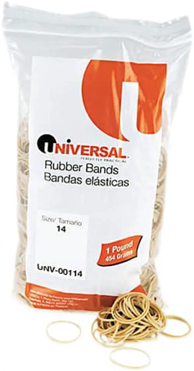 Main image of UNIVERSAL Rubber Bands Size 14 2 x 1/16 2200 Bands/1lb Pack 00114
