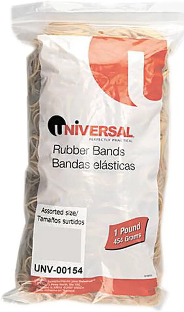 Main image of UNIVERSAL Rubber Bands Size 54 Assorted Length Sizes 1lb Pack 00154