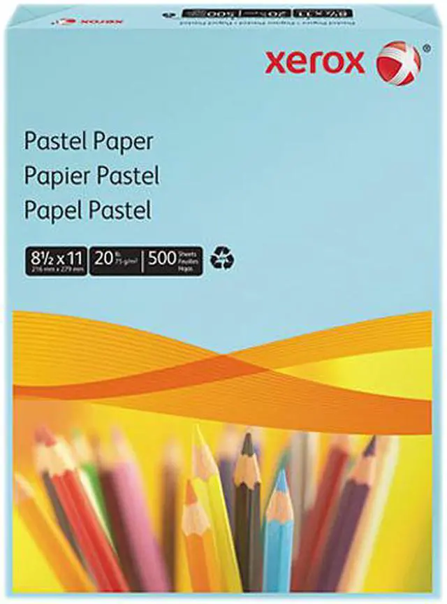 Main image of Xerox 3R11050 Multipurpose Pastel Paper- 20lb- Letter- Blue- 500 Sheets/Ream