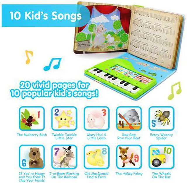 Alt view image 5 of 6 - BEST LEARNING My First Piano Book - Educational Musical Toy for Toddlers