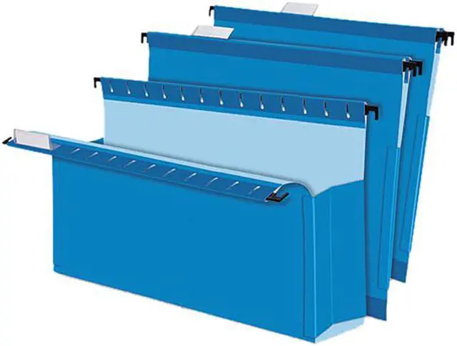 Main image of Pendaflex SureHook Reinforced Hanging Box Files 3" Expansion Legal Blue 25/Box 59303