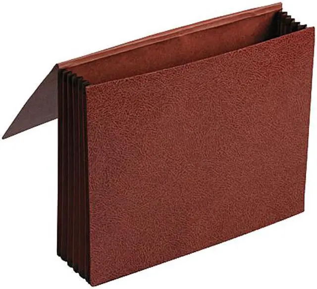 Main image of Tops Pendaflex 60545 Premium Reinforced 5 Expansion Wallets Red Fiber Letter Red