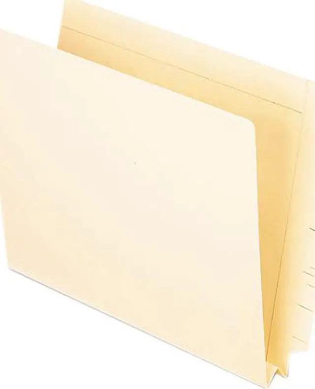 Main image of Tops Pendaflex 16635 Expansion Folders Straight Cut End Tab 1 1/2 Expansion Legal Manila 50/Bx