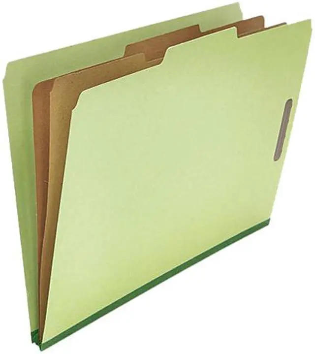 Main image of Universal 10281 Pressboard Classification Folder Legal 6-Section Green