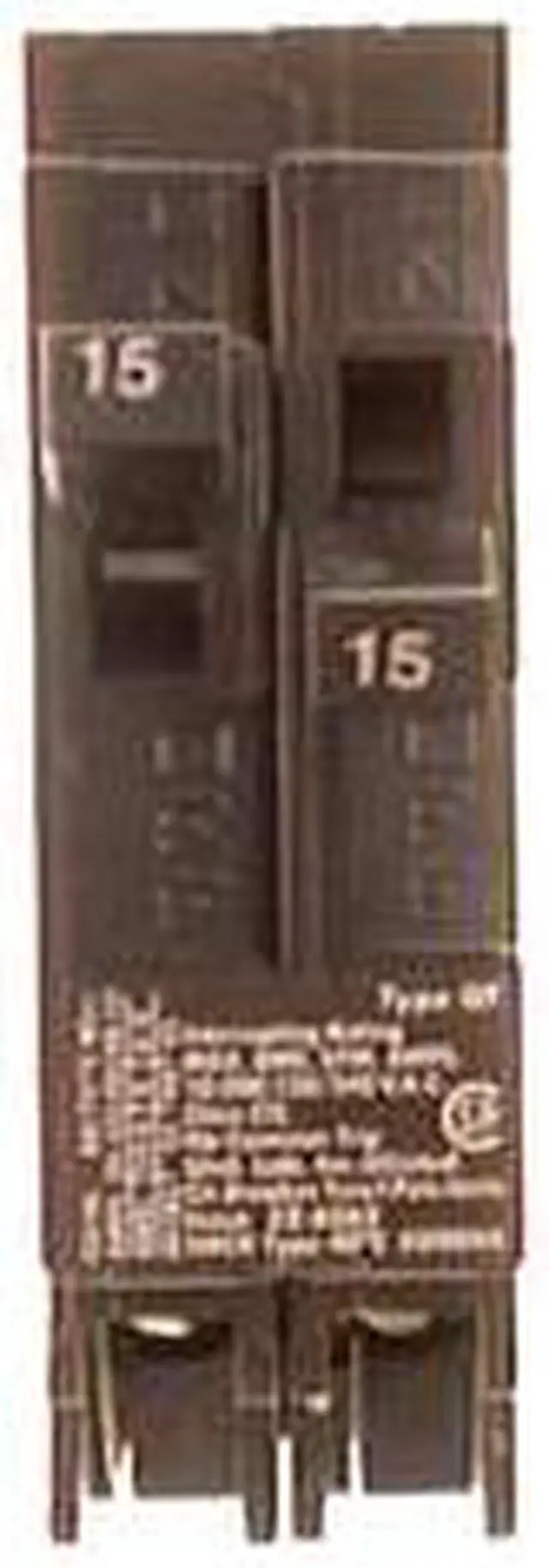 Main image of Siemens Q1515 15 Amp Dual Pole Circuit Breaker
