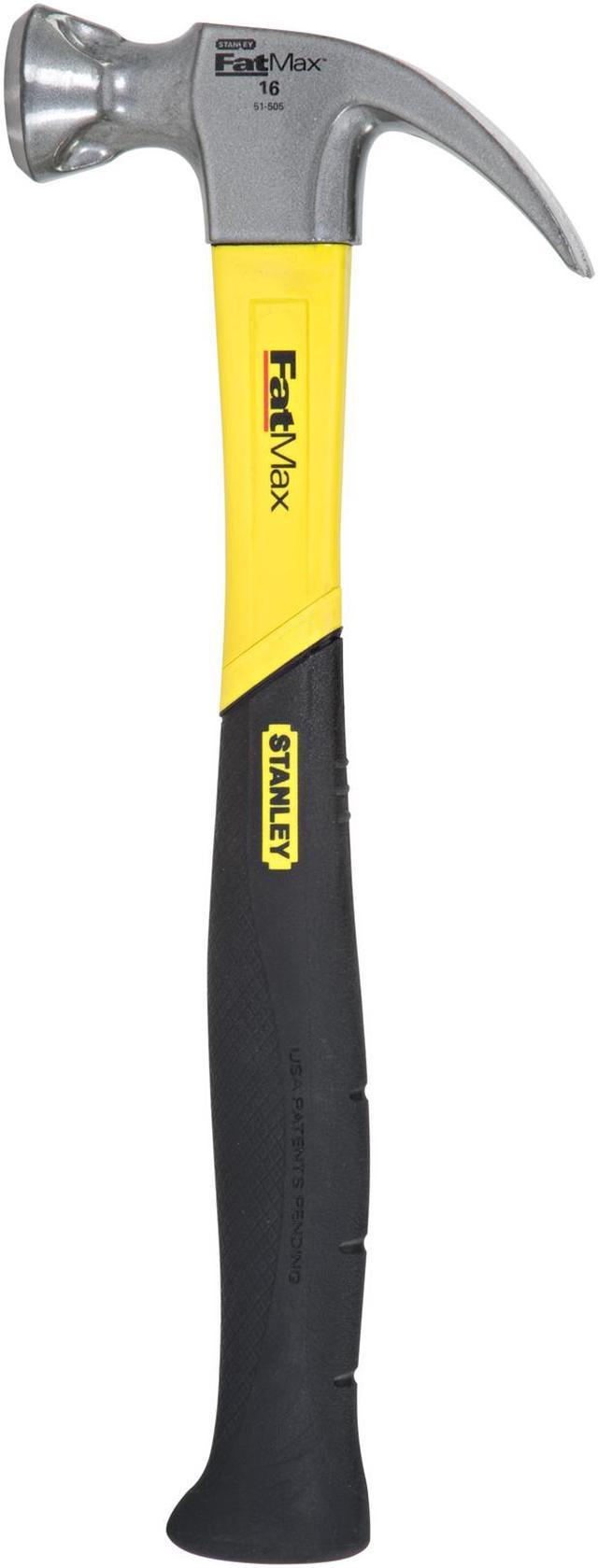 Stanley FatMax 16 Oz. Smooth-Face Curved Claw Hammer with Graphite