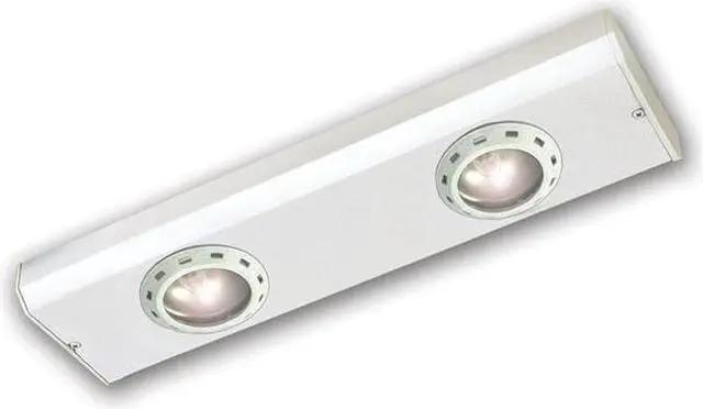 Main image of Good Earth Lighting G9112-WHX-I 2 Light White Sunrise Bar