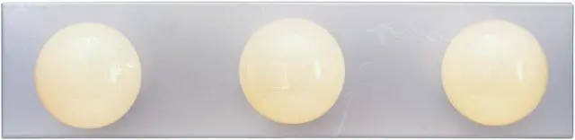 Main image of Westinghouse White 3 Light White Bathroom Vanity Light Bar