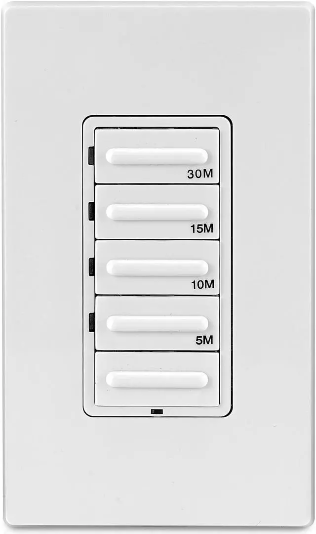 Main image of Leviton Decora Preset Countdown Timer Wall Switch, 30 Min (LTB30-1LZ)