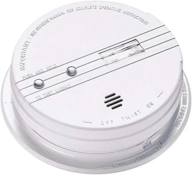 Main image of Kidde 21006379 AC Wire-In With Battery Backup Smoke Alarm With Exit Light