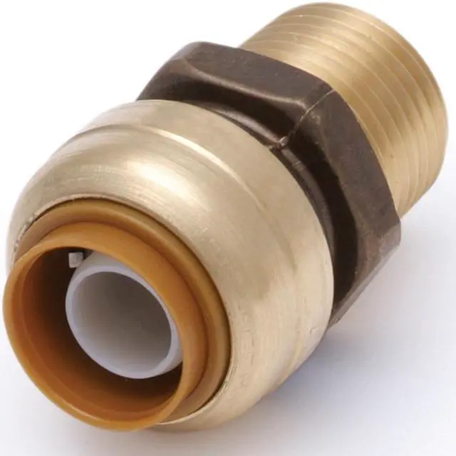 Main image of Shark Bite U140LFA 1" X 1" MNPT SharkBite® Lead Free Straight Connector