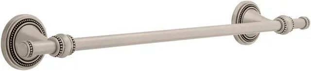 Main image of Franklin Brass 113593 18" Brushed Satin Pewter Beaded Towel Bar