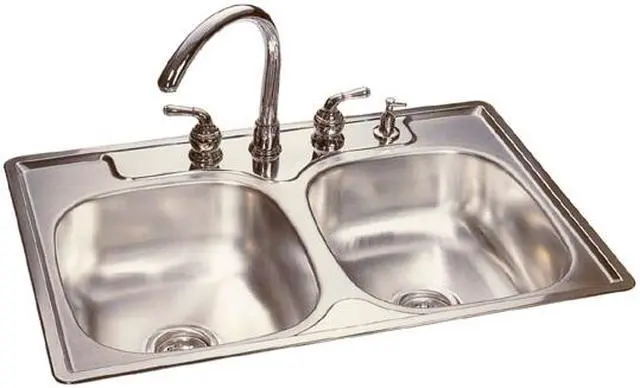 Main image of FHP FDG704N Stainless Steel Double Bowl Kitchen Sink