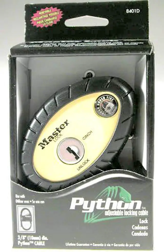 Main image of Master Lock 8402D Gray Python™ Adjustable Cable Lock
