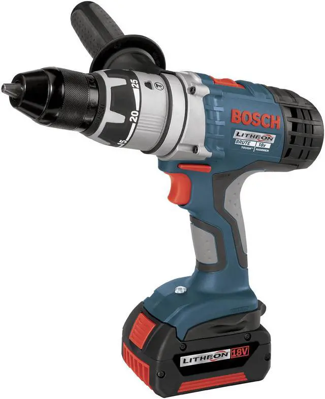 Main image of Bosch Power Tools 17618-01 18 Volt Litheon Brute Tough Hammer Drill Driver