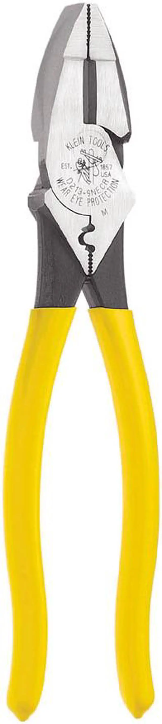 Main image of KLEIN TOOLS 9" High-Leverage Side Cutting & Connector Crimping Pliers