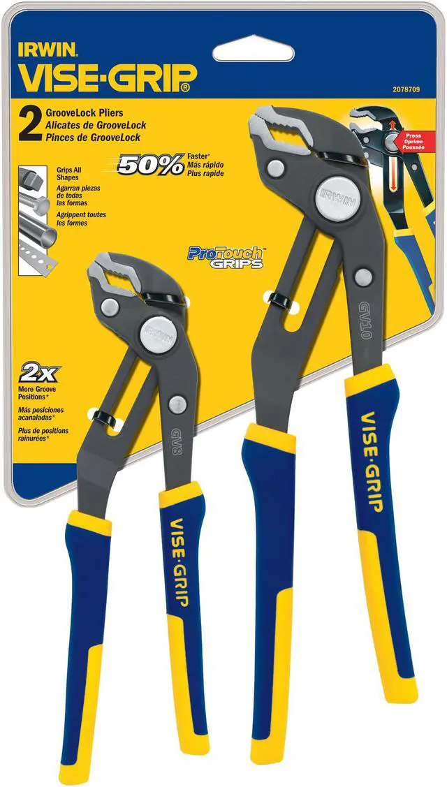 Main image of Irwin Vise Grip 2078709 GrooveLock™ Pliers Set