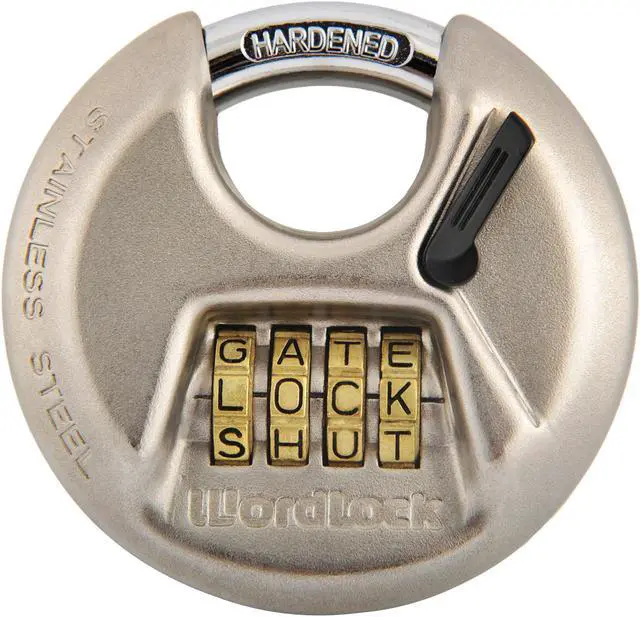 Main image of Wordlock Inc PL-072-DL 4 Dial Discus Lock