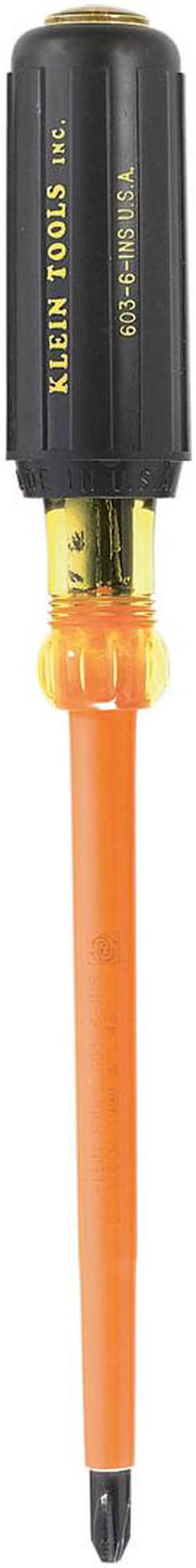 Main image of KLEIN TOOLS #2 Insulated Phillips-Tip Round Shank Screwdriver