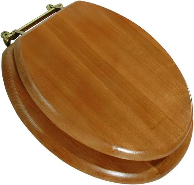 Main image of LDR 050-1700 Cross Grain Oak Toilet Seat