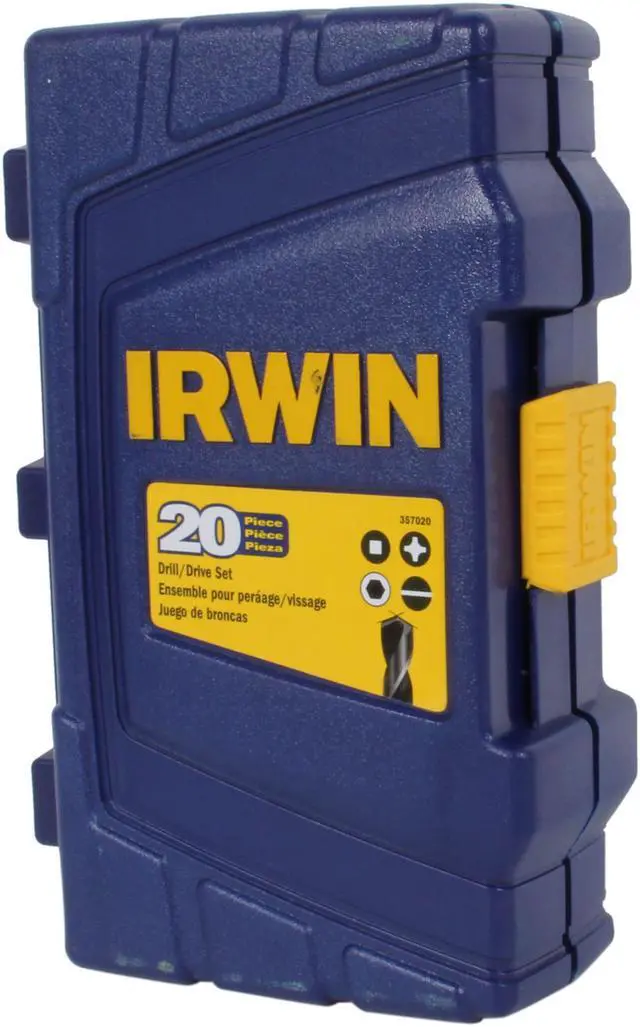 Alt view image 3 of 4 - Irwin Tools                              Fastener Drive Tool and Drill Bit Set, 20-Piece