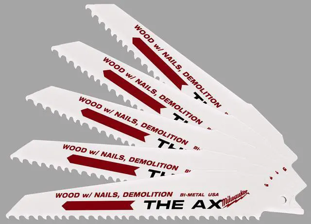 Main image of Milwaukee 48-00-5027 12" 8 TPI The Ax™ Demolition Sawzall® Reciprocating Blade