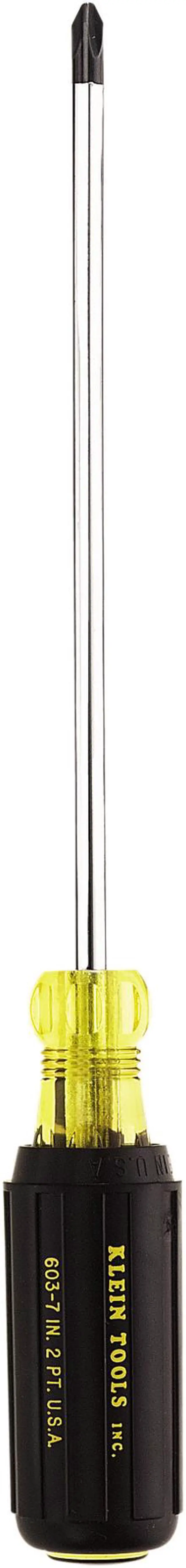 Main image of KLEIN TOOLS No. 3 Profilated® Philips Tip X 6" Round Shank Screwdriver