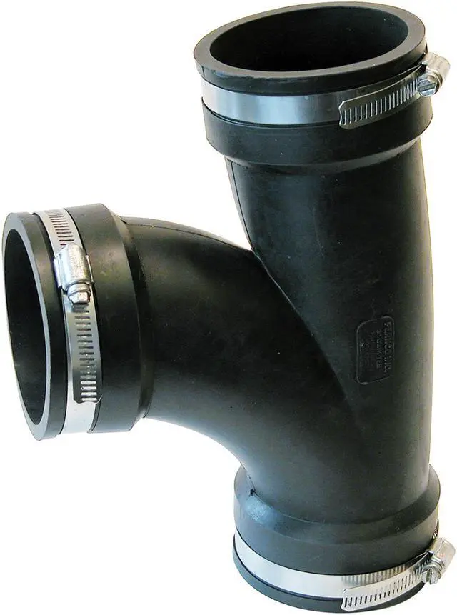 Main image of Fernco PQT-300 3" 90° Qwik Tee