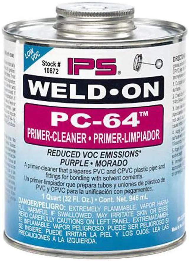 Main image of IPS Weldon 10872 PC-64 Purple Primer-Cleaner