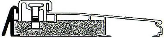 Main image of MD 49008 36" Satin Nickel Adjustable Thermal Break Threshold