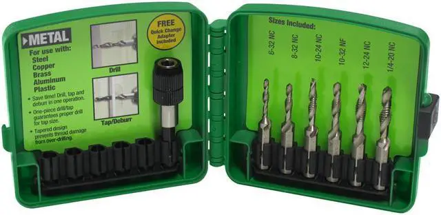 Main image of Greenlee Textron DTAPKIT 6 Piece Drill Tap Set