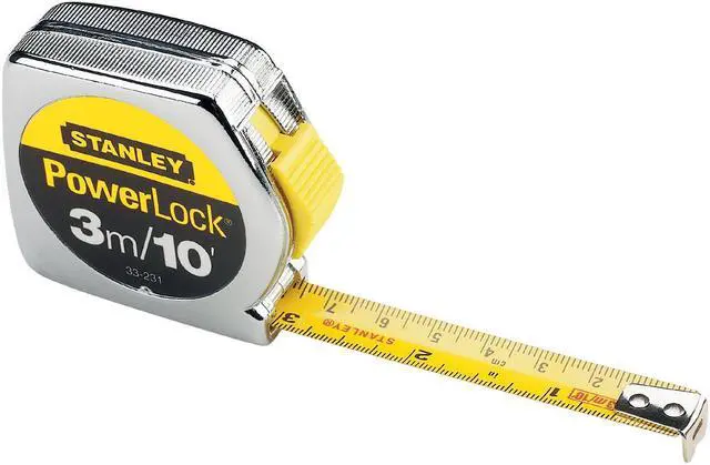 Main image of Stanley Hand Tools 33-231 1/2" X 10' Heavy Duty Powerlock® Tape Rule With Metal Case