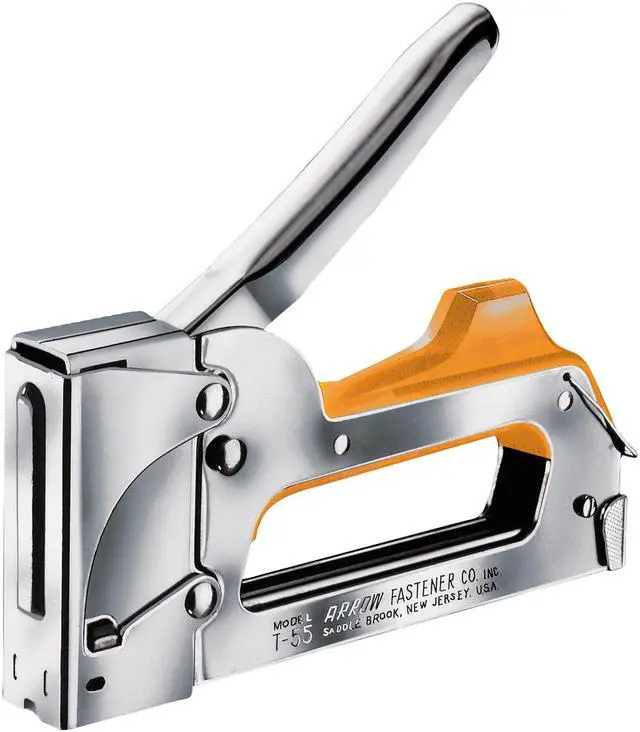 Main image of Arrow Fastener T55C Chrome Staple Gun Tacker