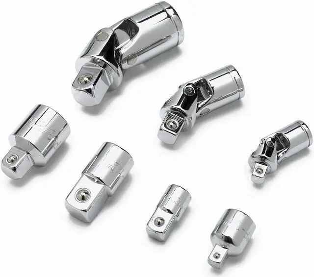 Main image of Wilmar Corporation Tools                 7-Piece Socket Adapter & U-Joint Set