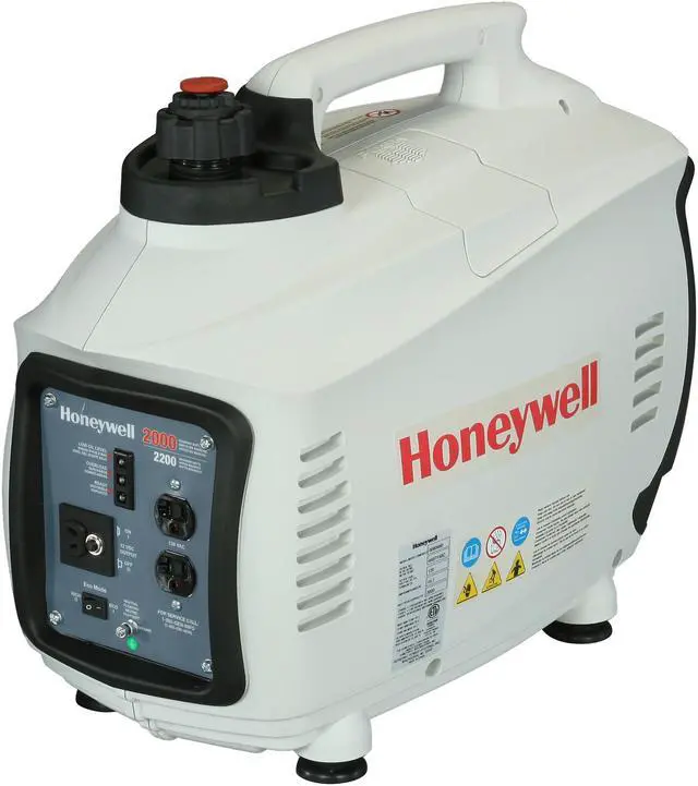 Main image of Honeywell 6066-2000 2000 Watt 126cc 4-Stroke OHV Portable Gas Powered Inverter Generator