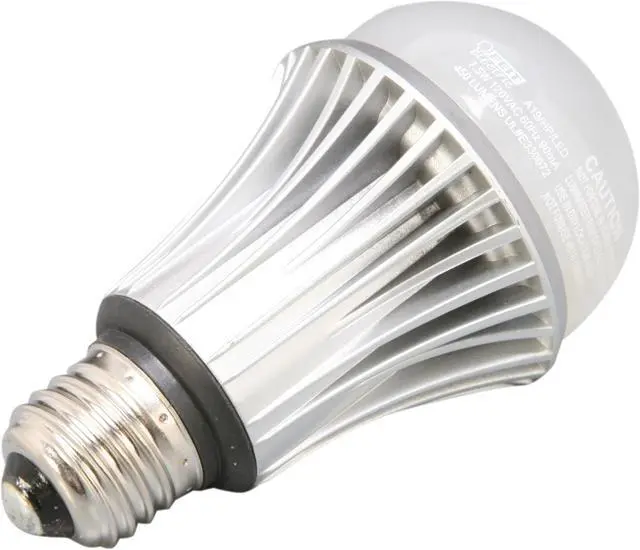 Alt view image 2 of 5 - Feit Electrical A19 LED Light Bulb / E26 Base / 7.5W / 40W Replace / 450 Lumen / NonDimmable / UL / 3000K / Soft White
