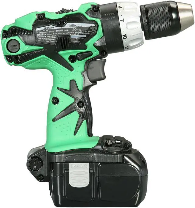 Alt view image 5 of 10 - Hitachi KC18DDL 18V Lithium Ion Driver Drill & Impact Driver Combo Kit (3.0Ah)