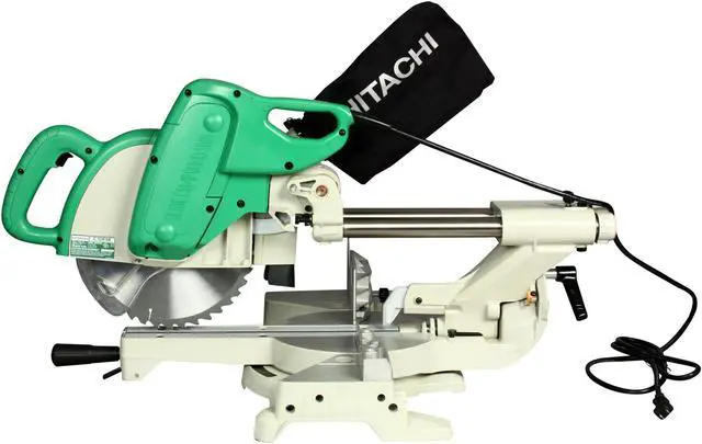 Alt view image 5 of 8 - Hitachi C10FSB 10" Sliding Dual Compound Miter Saw