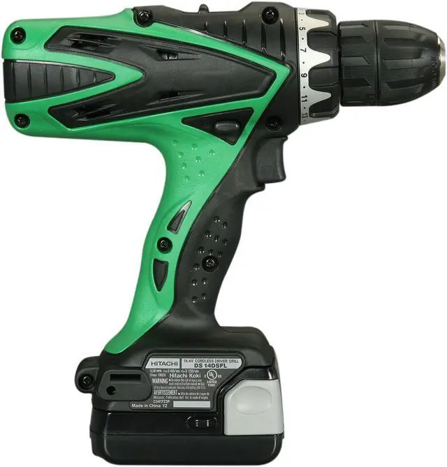 Alt view image 4 of 12 - Hitachi DS14DSFL 14.4V Lithium Ion Driver Drill with Flashlight (1.5Ah)