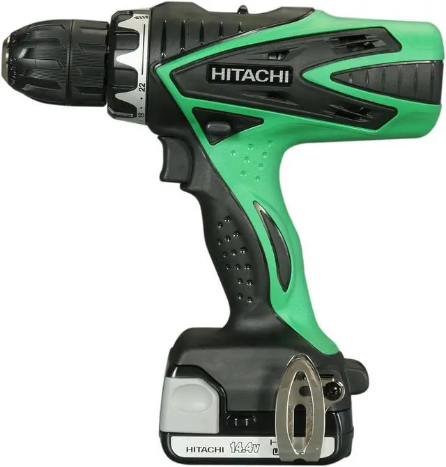 Alt view image 6 of 12 - Hitachi DS14DSFL 14.4V Lithium Ion Driver Drill with Flashlight (1.5Ah)