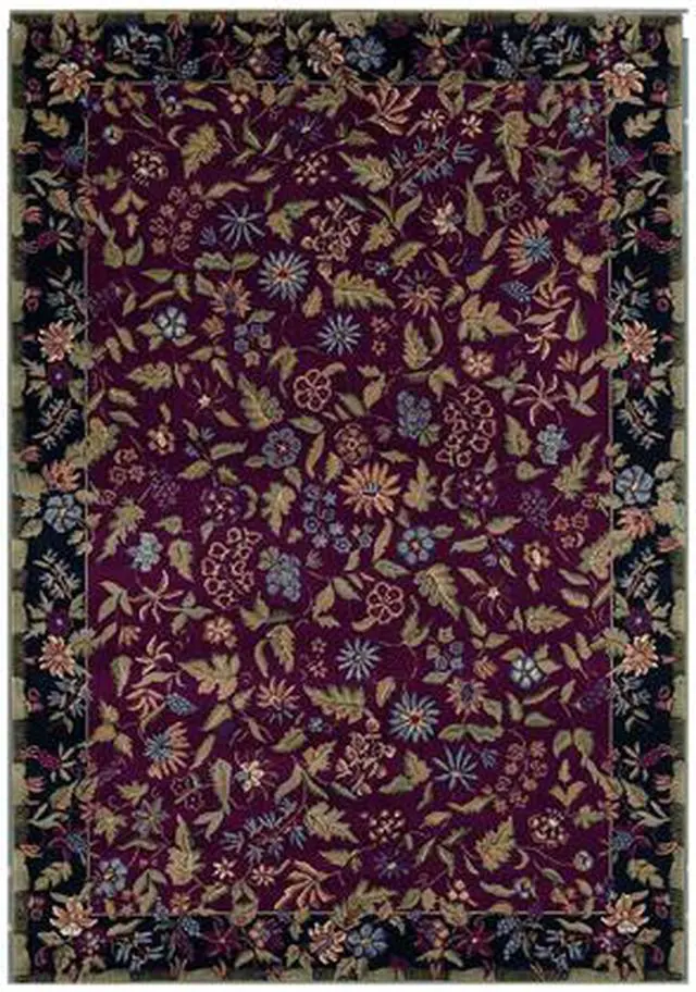 Main image of Shaw Living Kathy Ireland Home Gallery Italian Garden Area Rug Red 7'8" x 9'6" 3X33603800