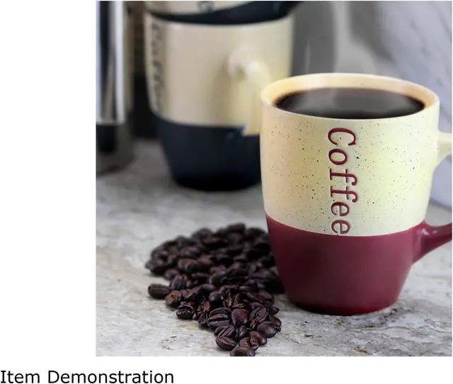 Alt view image 10 of 12 - Elama Coffee House 6-Piece 12 oz. Mug Set with Stand, Assorted Colors