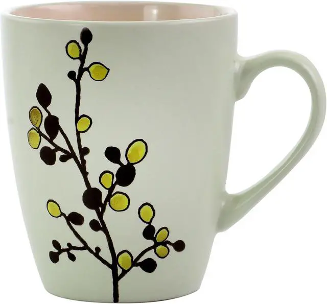 Alt view image 8 of 11 - Elama Retro Bloom 16 Piece Luxurious Stoneware Dinnerware with Complete Setting for 4