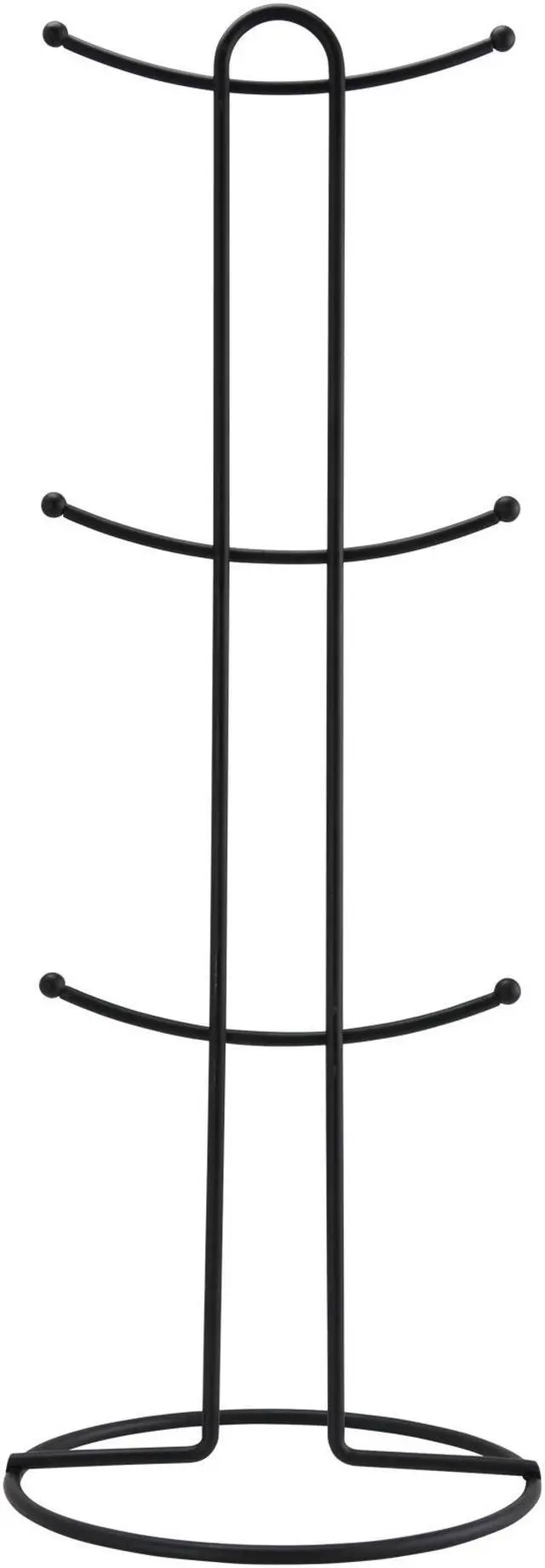 Alt view image 6 of 6 - Elama Tahitian Waves 6-Piece 12 oz. Mug Set with Stand, Assorted Colors EL-TAHITIANWAVES