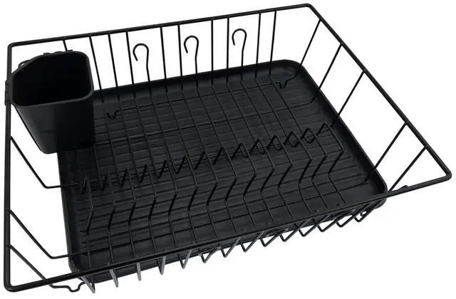 Main image of Better Chef 16-inch 3-Piece Dish Rack PVC-Coated Steel Large Drainer - DR-1602