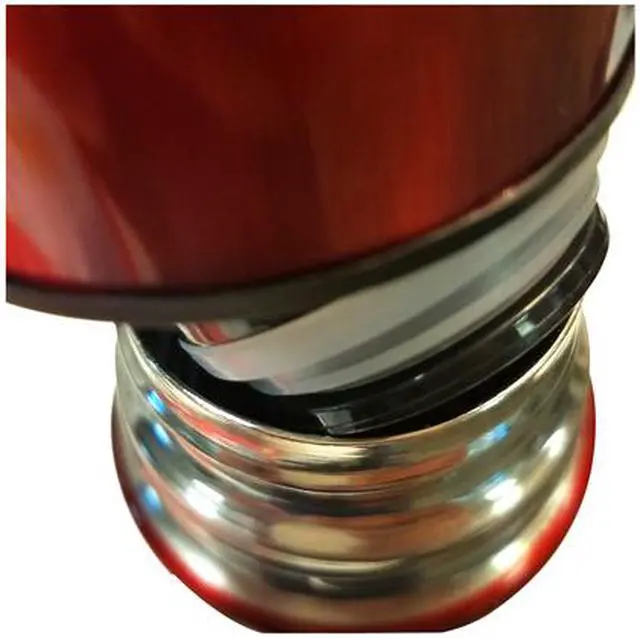 Alt view image 2 of 3 - Mr Coffee 108165.02 Javeline 2 Piece Thermos & Thermal Travel Mug Gift Set, Red Metallic Stainless Steel