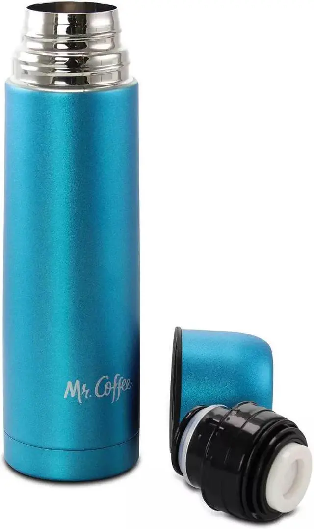 Alt view image 3 of 3 - Mr. Coffee Luster Javelin 4 Pc 16 Oz Stainless Steel Thermal Travel Bottle Set 116833.01